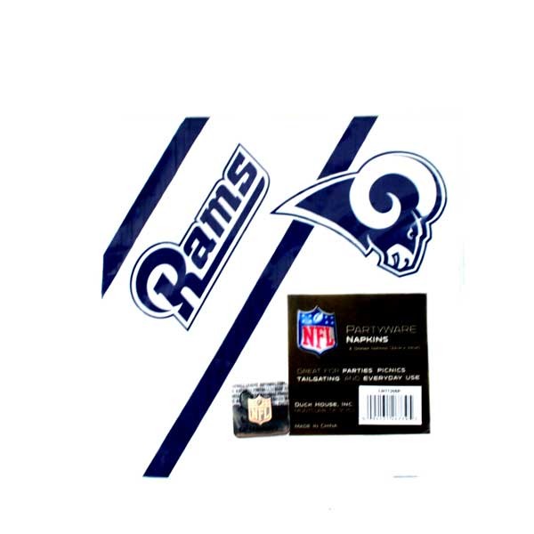 Wholesale Rams Merchandise - 8CT Napkin Set - 12 Sets For $12.00 - Wholesale Los Angeles Rams Products - Rams Merchandise