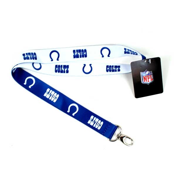 Indianapolis Colts Lanyards - Series2 - 2Tone Lobster - 12 For $24.00 - Wholesale Indianapolis Colts Products - Colts Merchandise