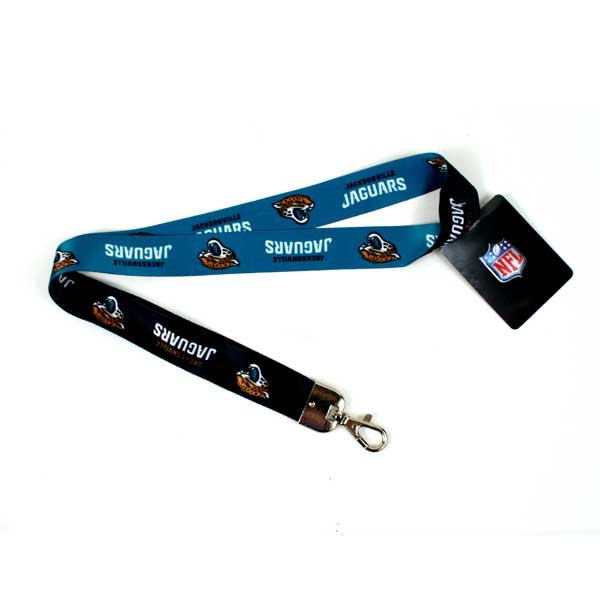 Jacksonville Jaguars Lanyards - Series2 - 2Tone Lobster - 12 For $24.00 - Wholesale Jacksonville Jaguars Product - Jaguars Merchandise