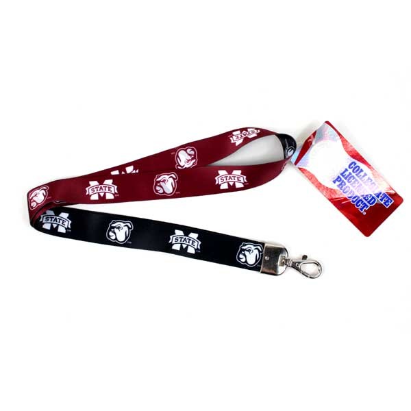 Mississippi State Lanyards - Series2 - 2Tone Lobster - 12 For $24.00 - Mississippi State