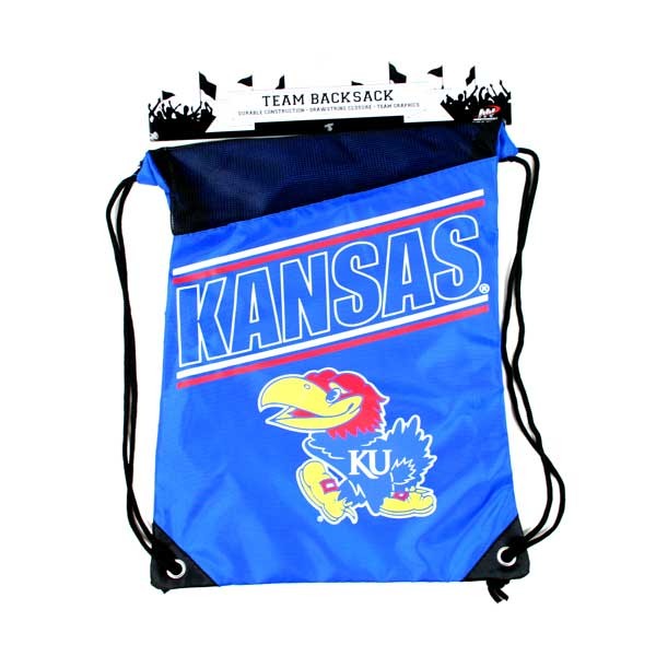 Kansas Jayhawks Merchandise - Incline Cinch Bags - 2 For $10.00 - Kansas Jayhawks