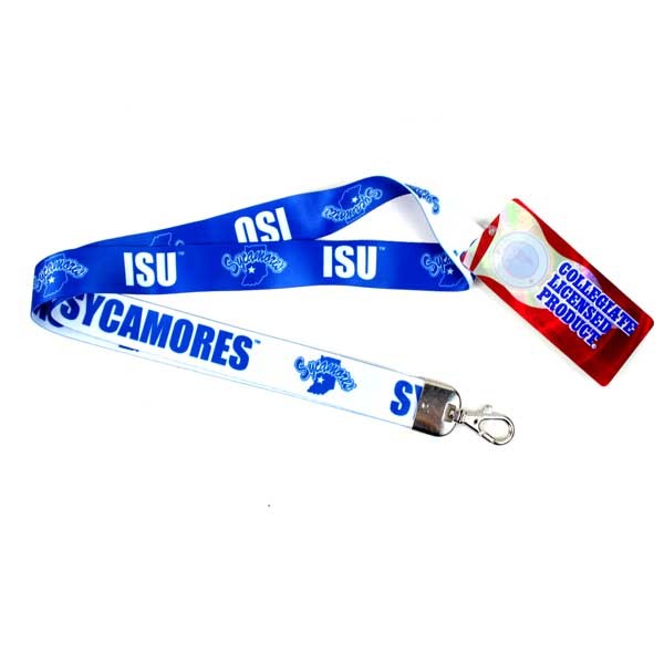 Indiana State Sycamores Merchandise - Series2 - 2Tone Lob Lanyards - 24 For $24.00 - Indiana University Hoosiers