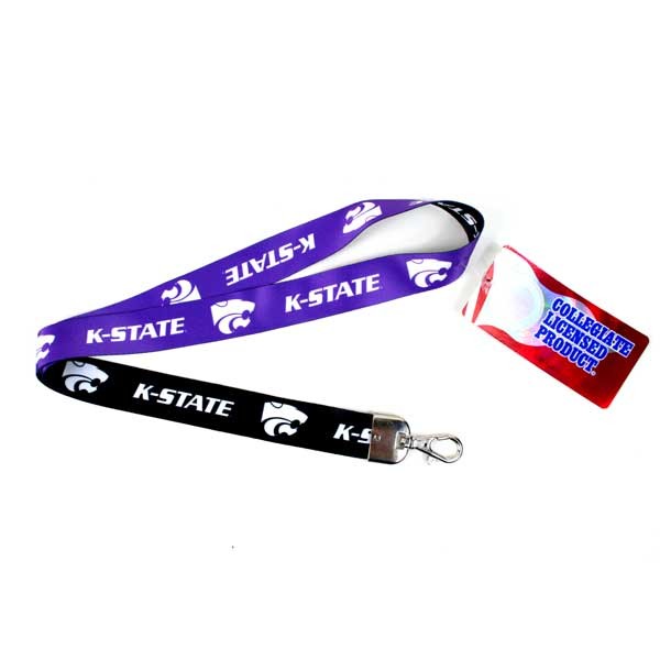Wholesale Team Lanyards - KState Wildcats - Series2 - 2Tone Lob Lanyards - 12 For $24.00 - Kansas State
