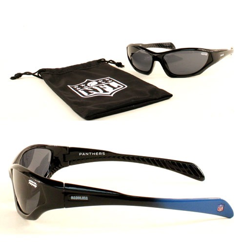 Blowout - Carolina Panthers Sunglasses - QUAKE Style - KIDS - With Sunglass Bag - 12 Pair For $36.00 - Wholesale Carolina Panthers Products - Carolina Football