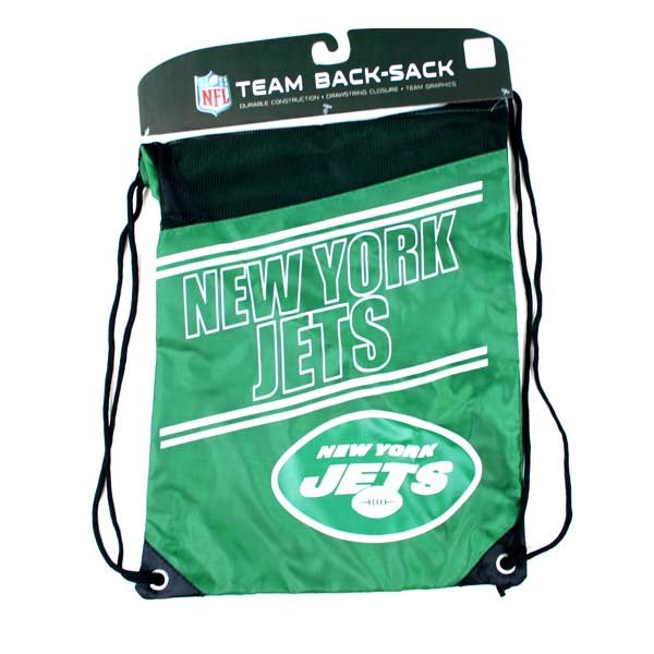 New York Jets Bags - Incline Cinch Sacks - 12 For $48.00 - Wholesale New York Jets Products - Jets Merchandise 2
