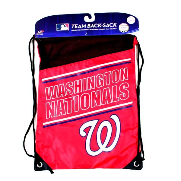Washington Nationals Merchandise - Incline Cinch Bags - 2 For $10.00 - Wholesale Washington Nationals Products - Nationals Products