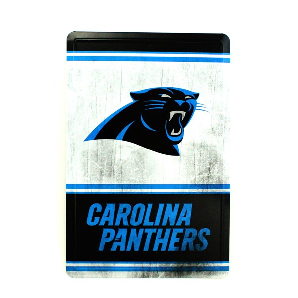 Blowout - Carolina Panthers Tin Signs - 12"x8" - 12 For $36.00 - Wholesale Carolina Panthers Products - Carolina Football