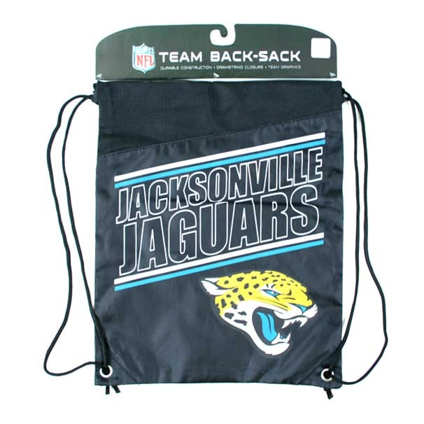Jacksonville Jaguars Bags - Incline Cinch Sacks - 2 For $10.00 - Wholesale Jacksonville Jaguars Product - Jaguars Merchandise 2