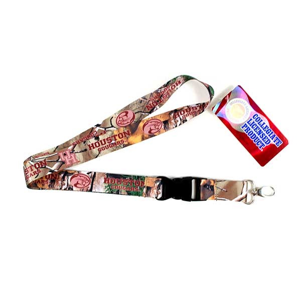 Houston Cougars Merchandise - Camo Lob Style Lanyards - 12 For $24.00 - Houston Cougars