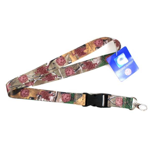 LA Tech Merchandise - Camo Lob Style Lanyards - 24 For $24.00 - LSU
