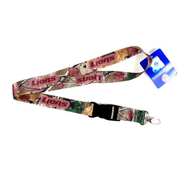 Southeastern Lions Merchandise - Camo Lob Style Lanyards - 24 For $24.00 - Wholesale New Orleans Saints Product - Saints Merchandise