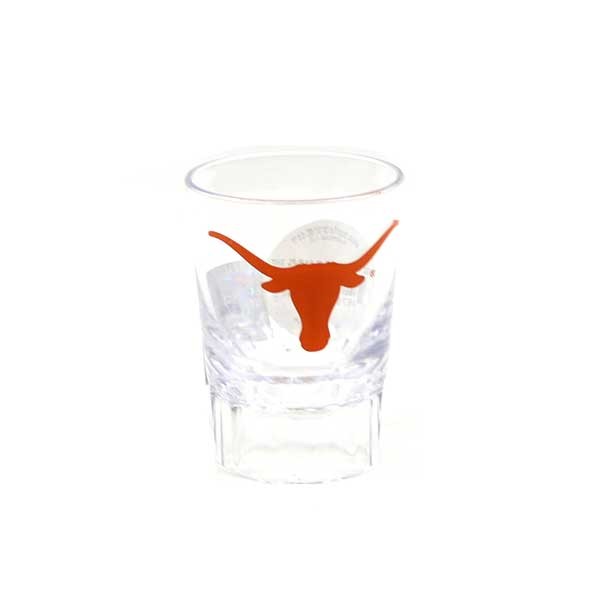 Texas Longhorns Shot Glasses - 2OZ Acrylic Shot Glasses - 12 For $18.00 - Texas Longhorns