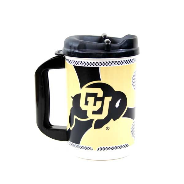 Colorado Buffalos Mugs - 20OZ Insulated Stub Mugs - 12 For $36.00 - Colorado Buffaloes