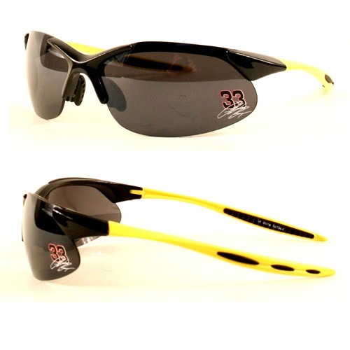 Blowout - Clint Boyer Sunglasses - #33 Yellow.Black 2Tone Wrap - 12 Pair For $24.00