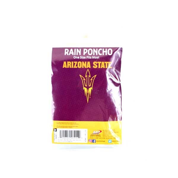 Arizona State Sun Devils - Stormfront Style Ponchos - 12 For $18.00 - Arizona State