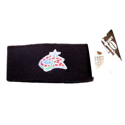 Blowout - Columbus Blue Jackets Winter Knit Headbands - Black - 12 For $30.00 - Columbus Blue Jackets