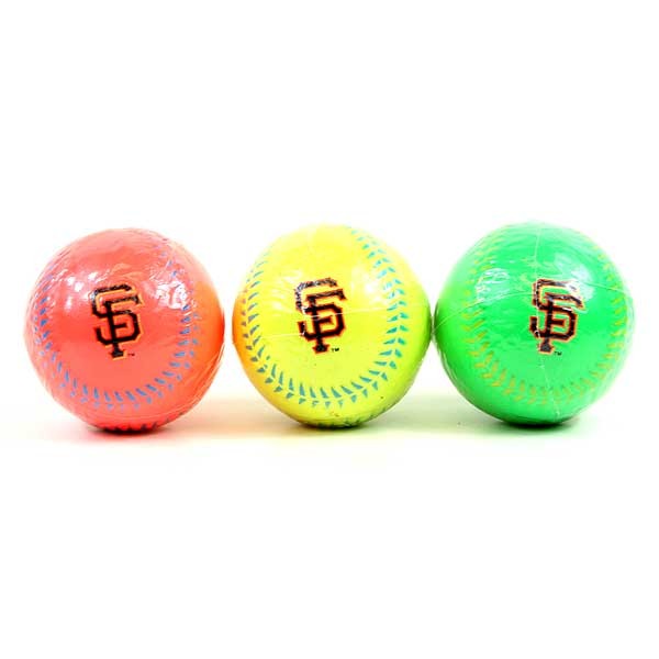 San Francisco Giants Balls - Franklin - 3" Bounce Balls - 12 For $18.00 - Wholesale San Francisco Giants Products - Giants Merchandise