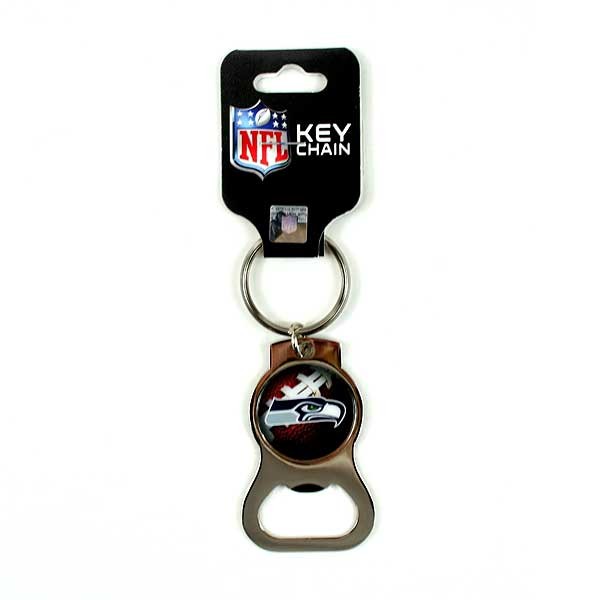 Seattle Seahawks - Metal Keychain Bottle Openers - 12 For $18.00 - Wholesale Seattle Seahawks Product - Seahawks Merchandise 2