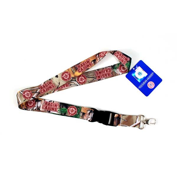Rajin Cajuns Lanyards - Realtree Camo Style - 12 For $12.00 - Wholesale New Orleans Saints Product - Saints Merchandise