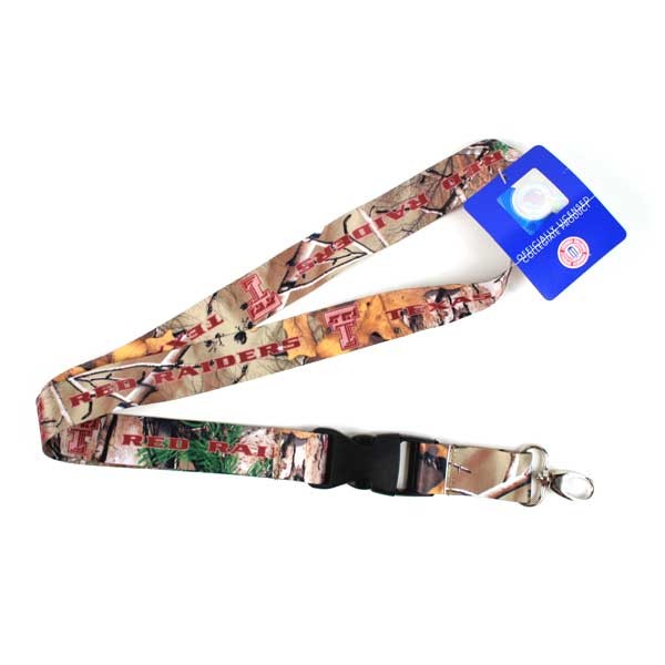Texas Tech Red Raiders Merchandise - Realtree Camo Lob Lanyards - 12 For $24.00 - Texas Tech