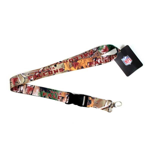 Atlanta Falcons Lanyards - Real Tree Camo - Lob Style - $3.00 Each - Wholesale Atlanta Falcons Products - Wholesale Football Gear