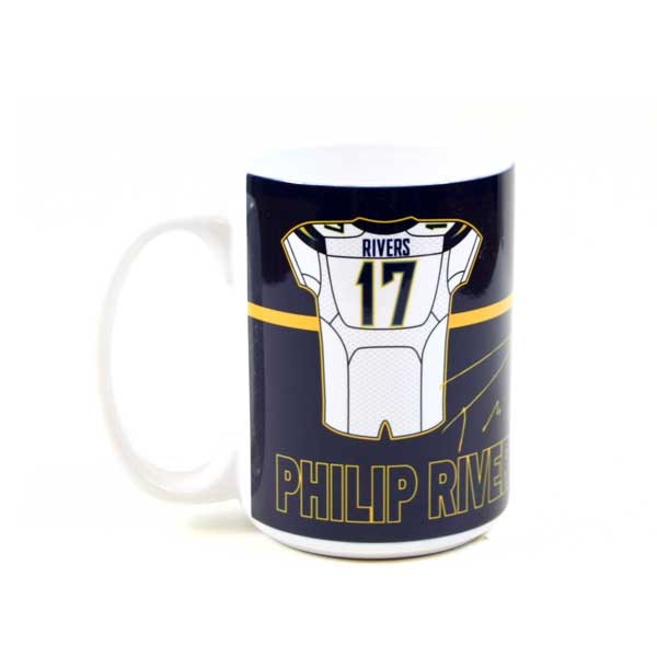 Philip Rivers - 15OZ Chargers Coffee Mugs - 12 For $12.00 - Wholesale Indianapolis Colts Products - Colts Merchandise