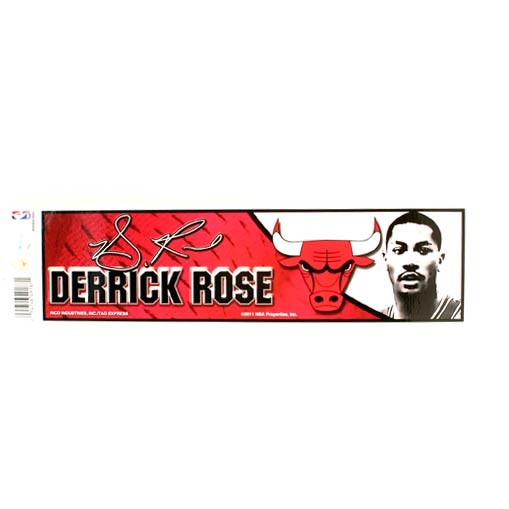 Blowout - Derrick Rose - Chicago Bulls Bumper Stickers - Series12 - 24 For $12.00 - Chicago Bulls