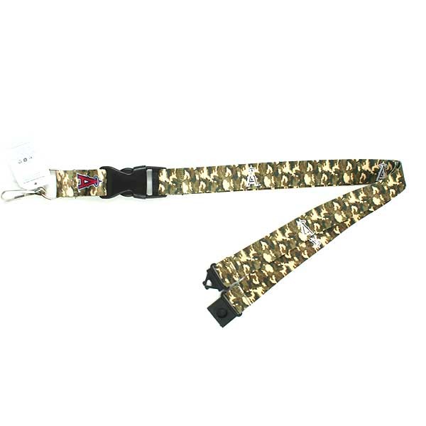 Los Angeles Angels Lanyards - Army Camo Style - 24 For $24.00 - Wholesale Los Angeles Angels Products - Angels Merchandise 2