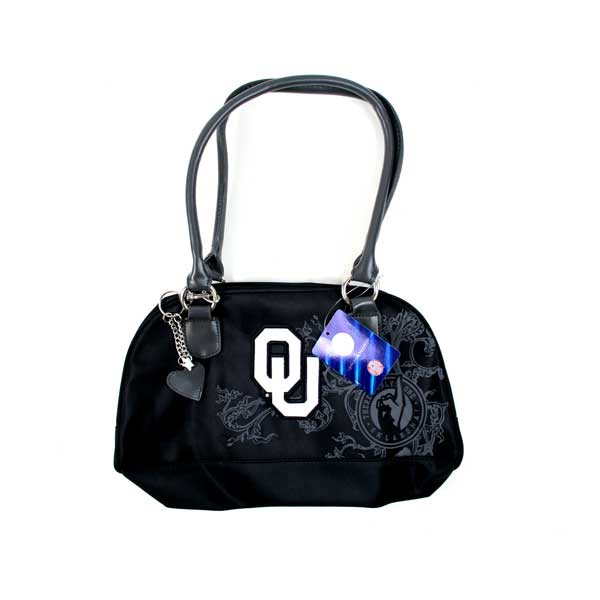 Oklahoma Sooners Purses - Black Shadow Series - 2 For $15.00 - Oklahoma