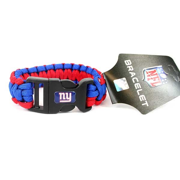 New York Giants Bracelets - Survivor Bracelets - 12 For $24.00 - Wholesale New York Giants Product - Giants Merchandsie 2