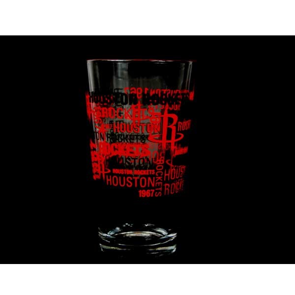 Houston Rockets Pints - 16OZ Pint Glass  - 12 For $30.00 - Houston Rockets