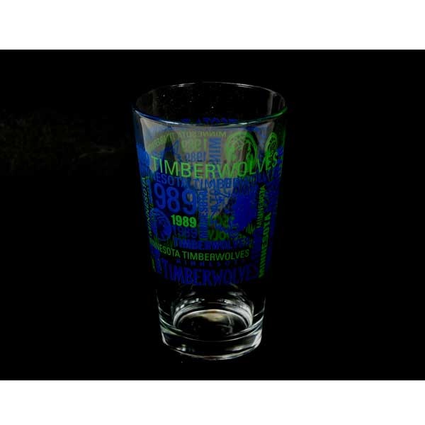 Minnesota Timberwolves Pints - 16OZ Glass Repeater Pints - 12 For $30.00 - Minnesota Timberwolves