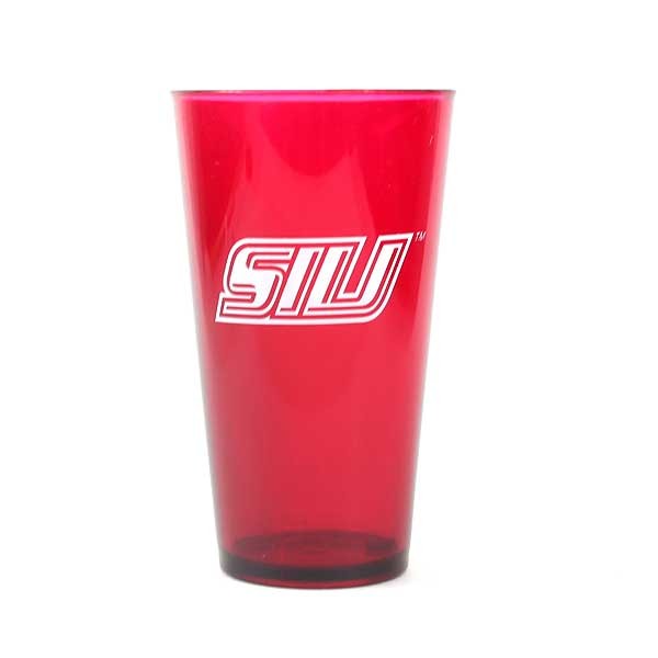 SIU Merchandise - Red 16OZ Glass Pints - 12 For $24.00 - SIU Salukis