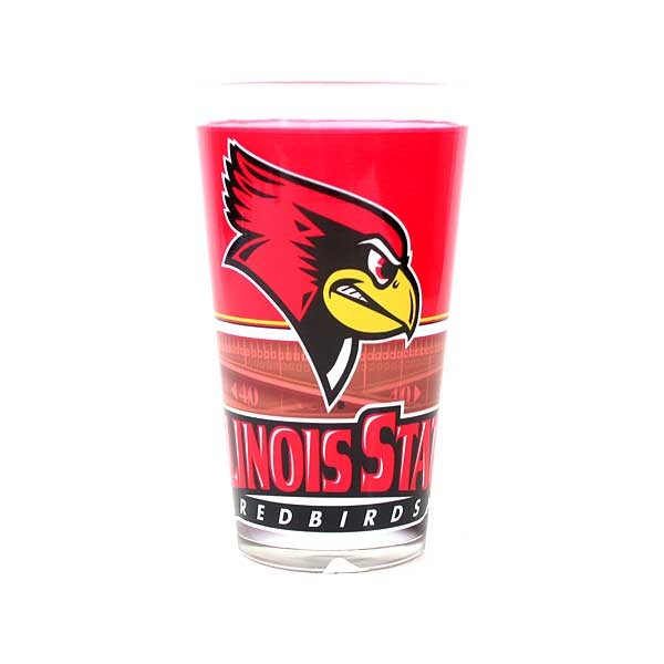 Illinois State Redbirds Pints - 16OZ Glass Stadium Style - 12 For $30.00 - Illinois