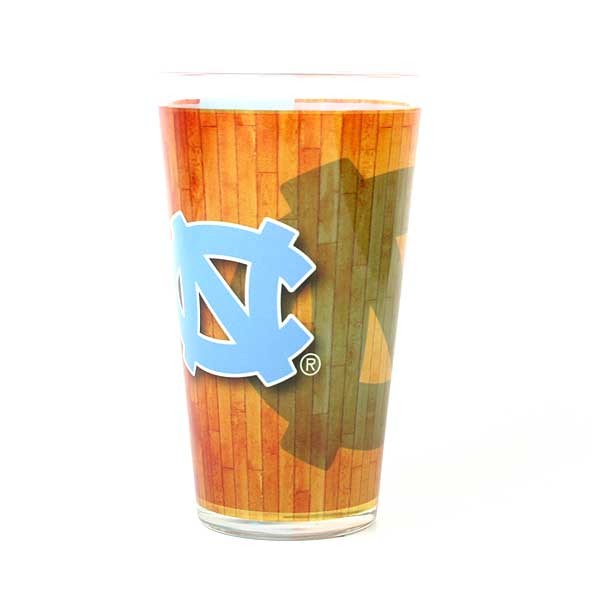 UNC Tarheels Pints - 16OZ Glass Courtside Pints - 2 For $10.00 - North Carolina