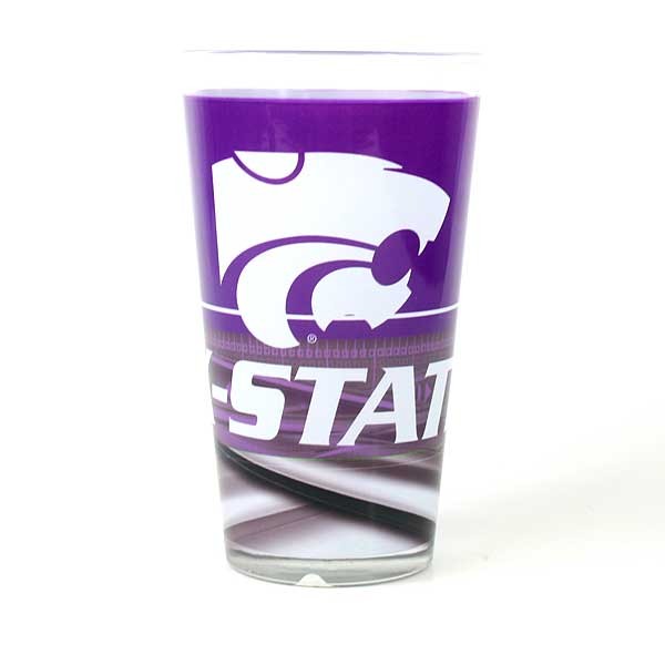 KState Wildcats Pints - 16OZ Glass Stadium Style - 12 For $30.00 - Kansas State