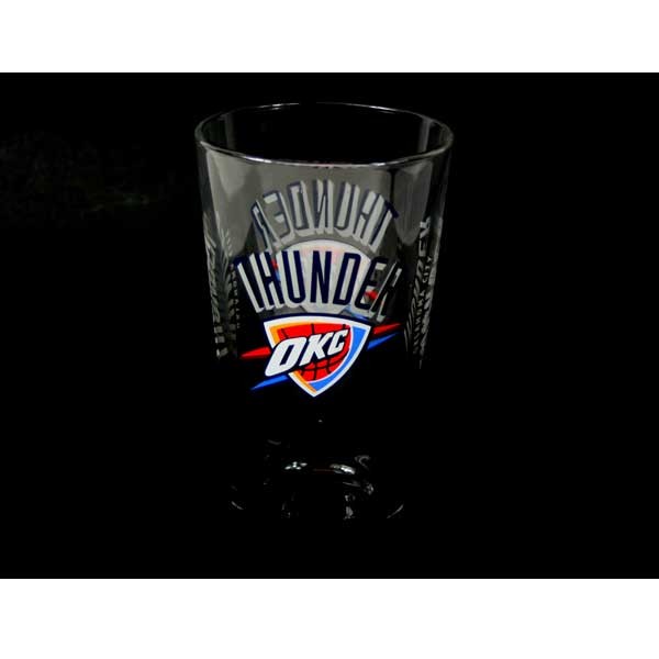 Oklahoma City Thunder Pints - 16OZ Glass Team Logo - 12 For $30.00 - Oklahoma City Thunder