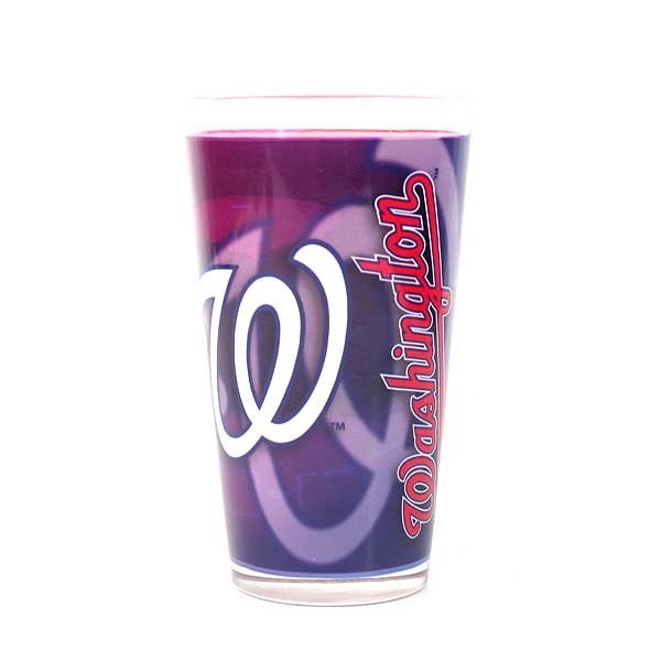 Washington Nationals Pints - 16OZ Full Bleed Shadow Style Pints - 12 For $30.00 - Wholesale Washington Nationals Products - Nationals Products