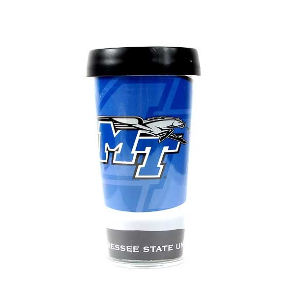 Middle Tennessee University - 24OZ Clear Face Travel Mugs - 12 For $30.00 - Other Teams