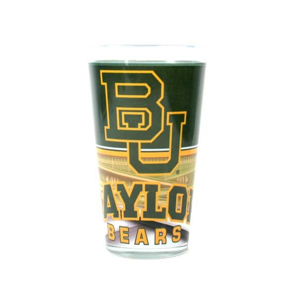 Baylor Bears Products - 16OZ Glass Stadium Style Pints - 12 For $36.00 - Baylor Bears