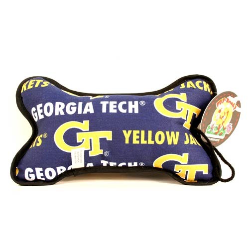 Blowout - Georgia Tech Dog Toys - The Squeaker BONE - 12 For $30.00 - Georgia Tech
