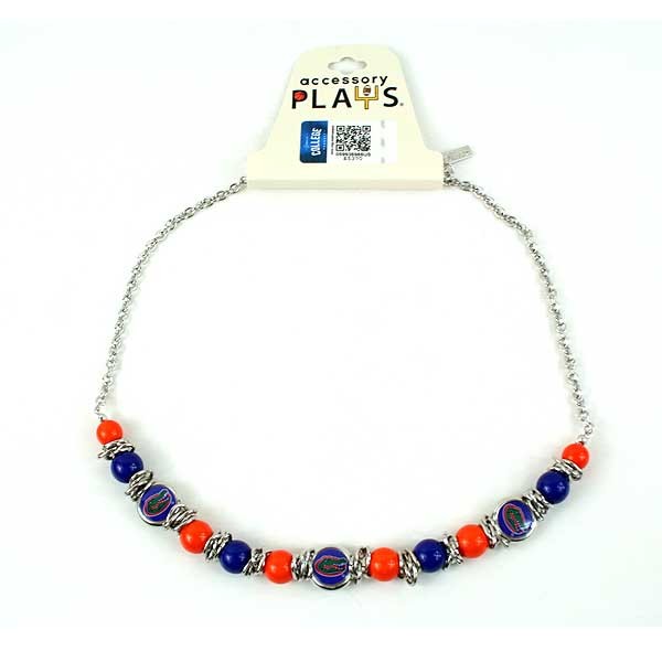 Florida Gators Gear - #0411 Multi Charm Beaded Necklaces - 2 For $10.00 - Florida Gators