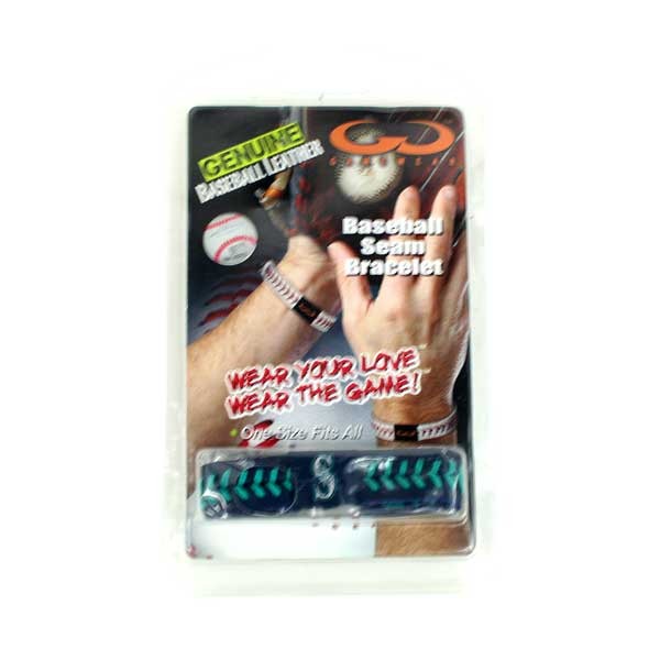 Seattle Mariner Bracelets - Gametime Seam Bracelets - 12 For $18.00 - Wholesale Seattle Mariners Products - Mariners Merchandise
