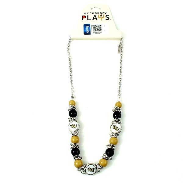 UCF Golden Knights Gear - #0411 High Fashion Charm Necklaces - 12 For $30.00 - UCF