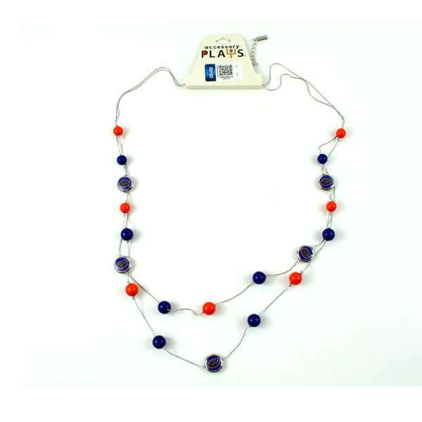 Florida Gators Fan Gear - #0405 Double Bead Style Necklaces - 2 For $10.00 - Florida Gators