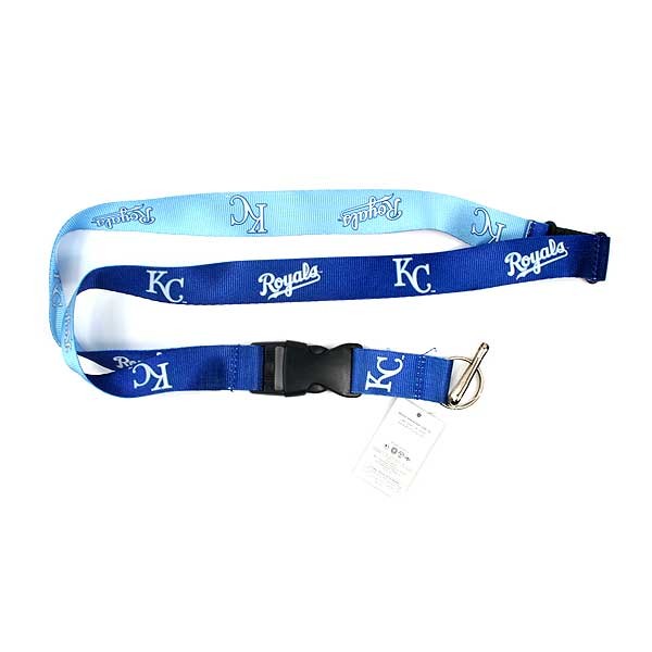 Kansas City Royals Lanyards - 2Tone Lanyards - 12 For $30.00 - Wholesale Kansas City Royals Products - Royals Merchandise
