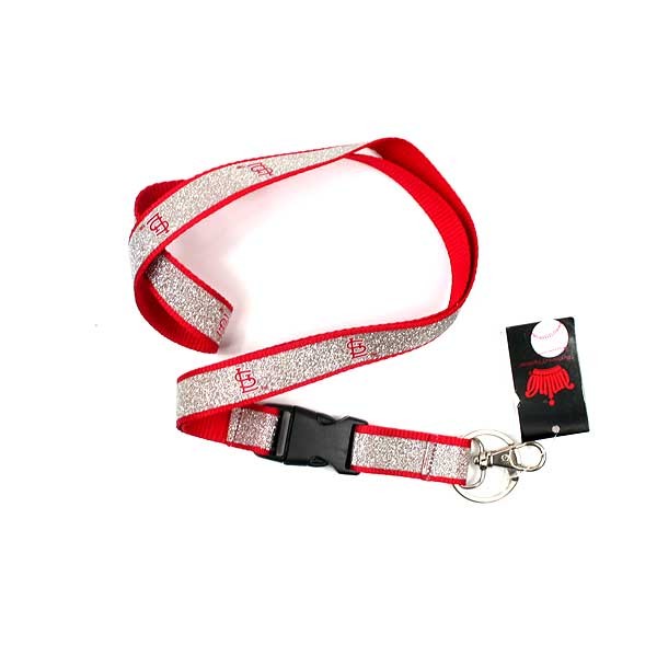 St. Louis Cardinals Lanyards - Iced Out Style - 12 For $30.00 - Wholesale St Louis Cardinals Products - Cardinals Merchandise