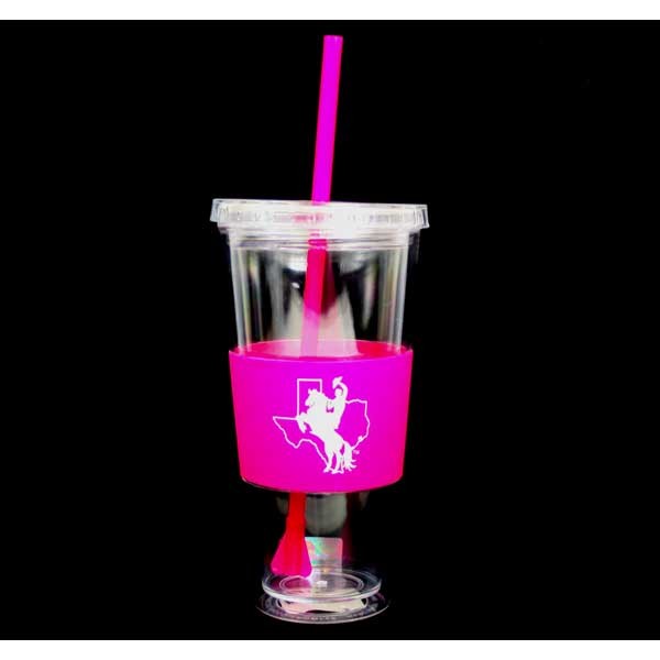 TEXAS EL PASO Gear - 22OZ Pink Straw Tumblers - 12 For $36.00 - Other Teams