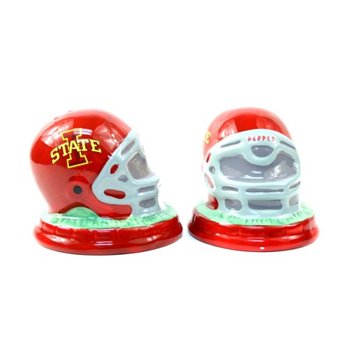 Blowout - Iowa State Cyclones - Ceramic Helmet Style Salt And Pepper Style - 12 For $24.00 - Iowa State