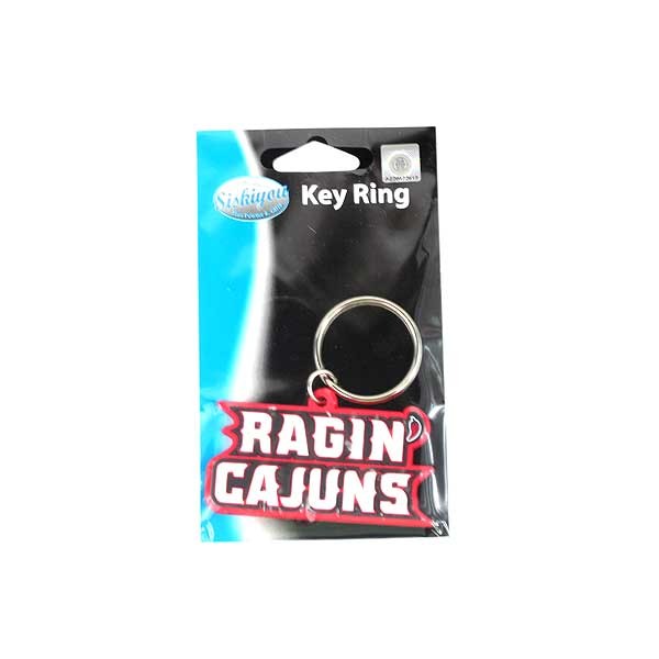 Ragin Cajuns - Rubberized Keychains - 24 For $24.00 - LSU